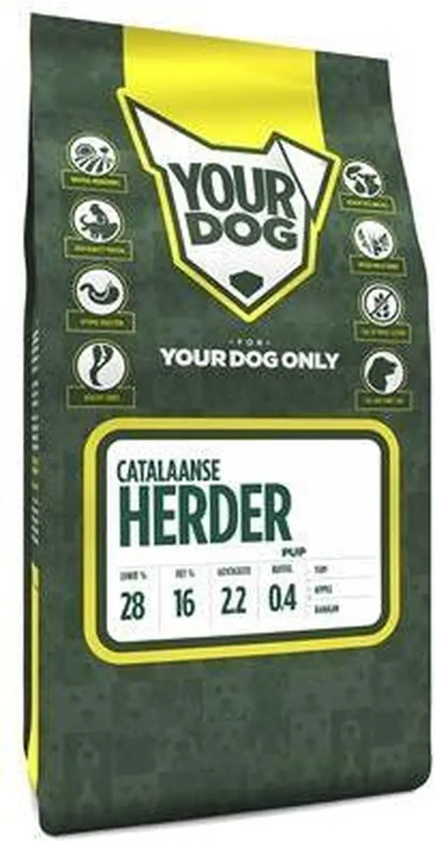 Yourdog Catalaanse Herder Pup Droogvoer - 12 kg - afbeelding 2 van 2