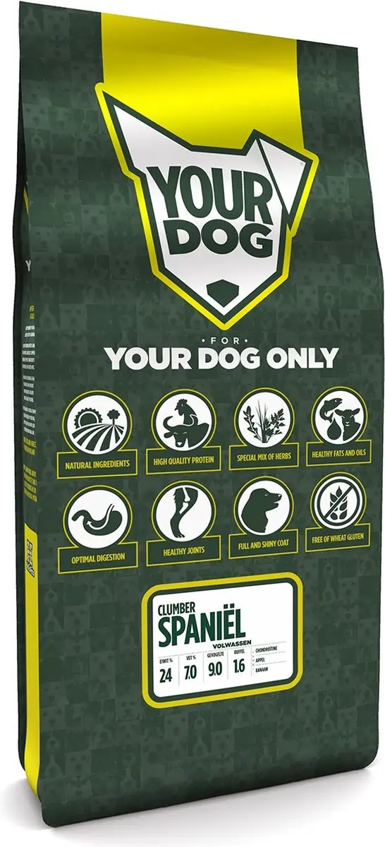 Yourdog Clumber Spaniël Volwassen Hondenbrokken
