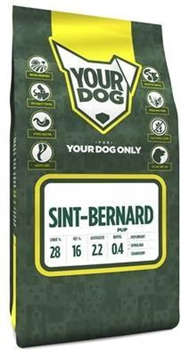 Yourdog Sint-bernard Pup Hondenbrokken 12kg - afbeelding 2 van 2