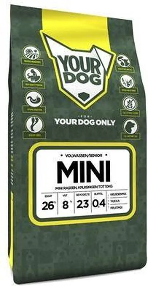 Yourdog Mini Hondenvoer - 12 kg - afbeelding 2 van 3