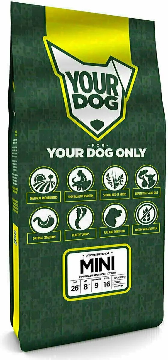 Yourdog Mini Hondenvoer - 12 kg - afbeelding 3 van 3