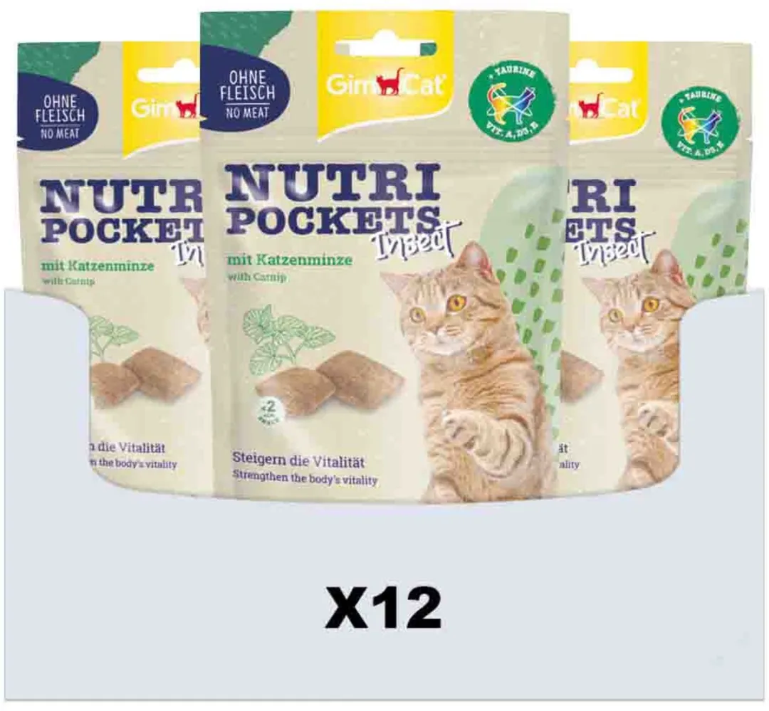 GimCat Nutri Pockets Insect & Catnip