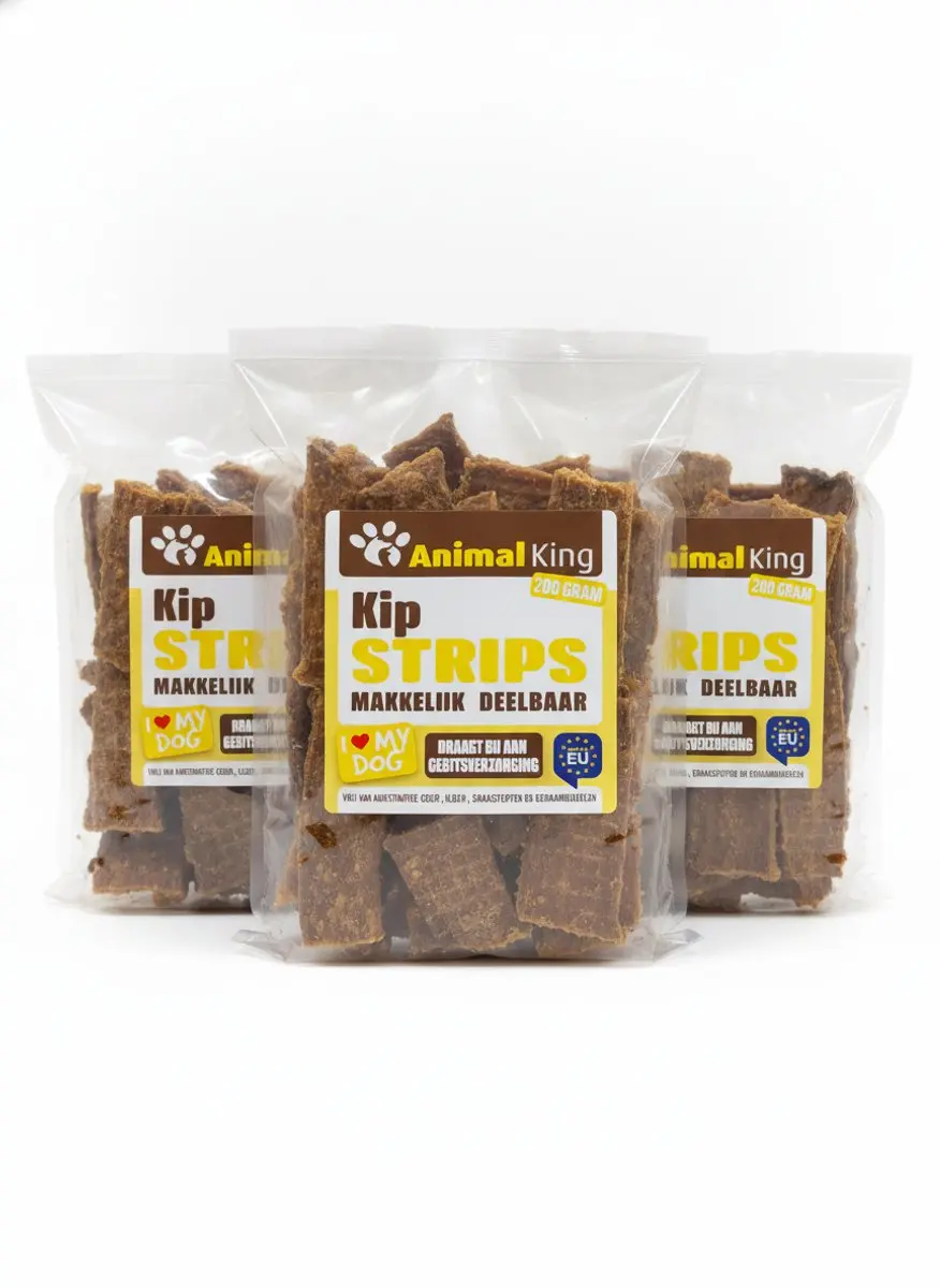 animalking Kip Strips Hondensnack