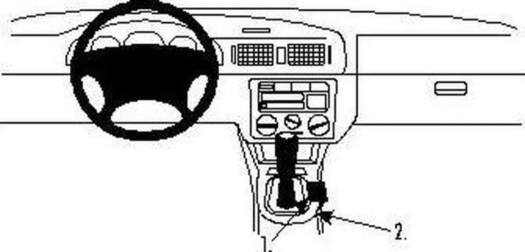 Brodit ProClip 832439 Houder Skoda Octavia I