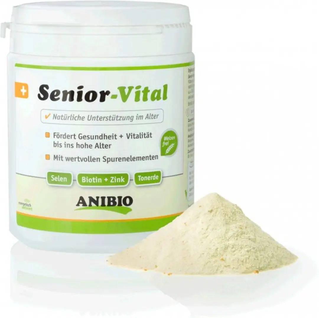 Anibio honden senior-vital voedingssoffemix voor oudere honden 450gr