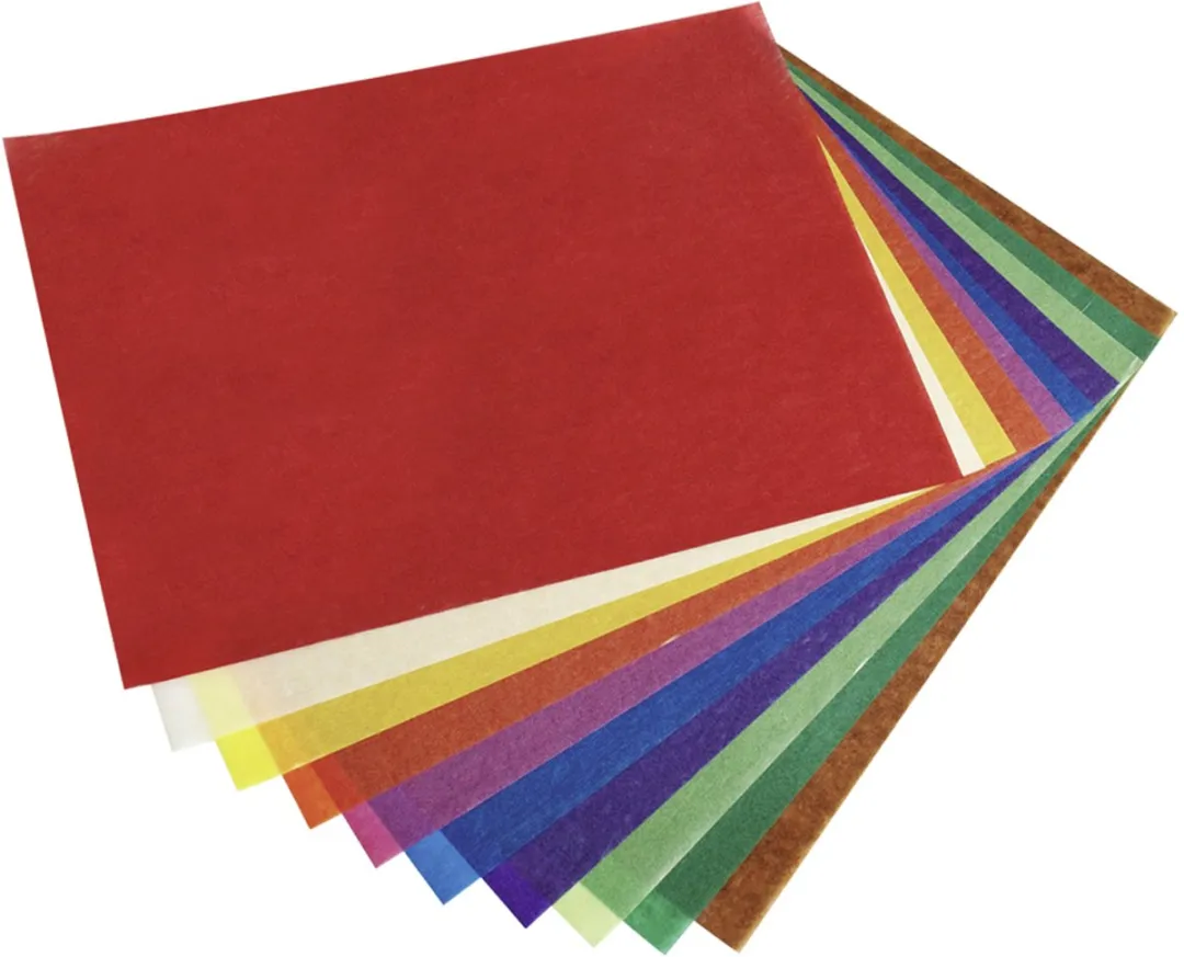 Folia Transparant Papier Boek - 10 Bladen