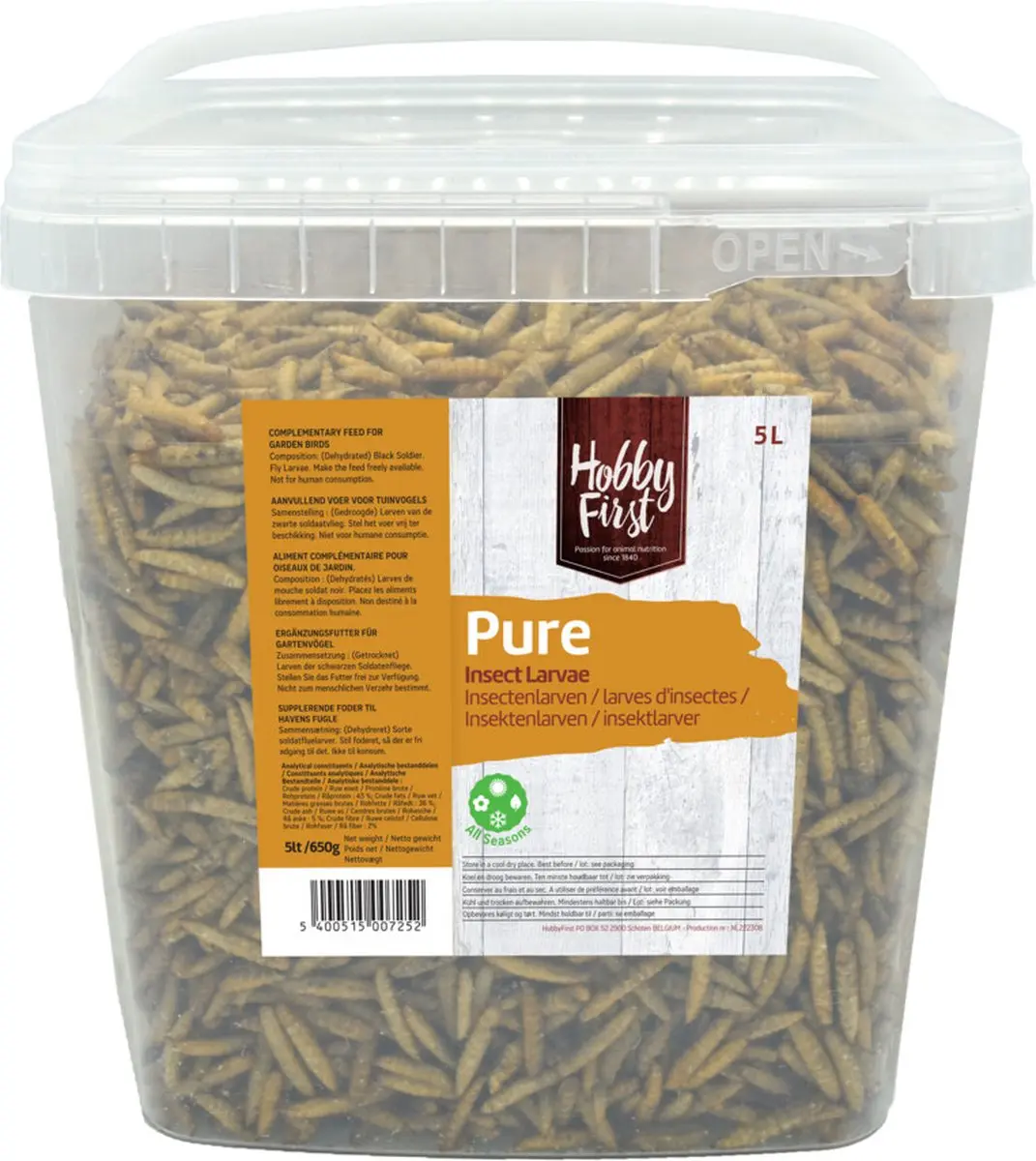 HobbyFirst Insectenlarven 650gr