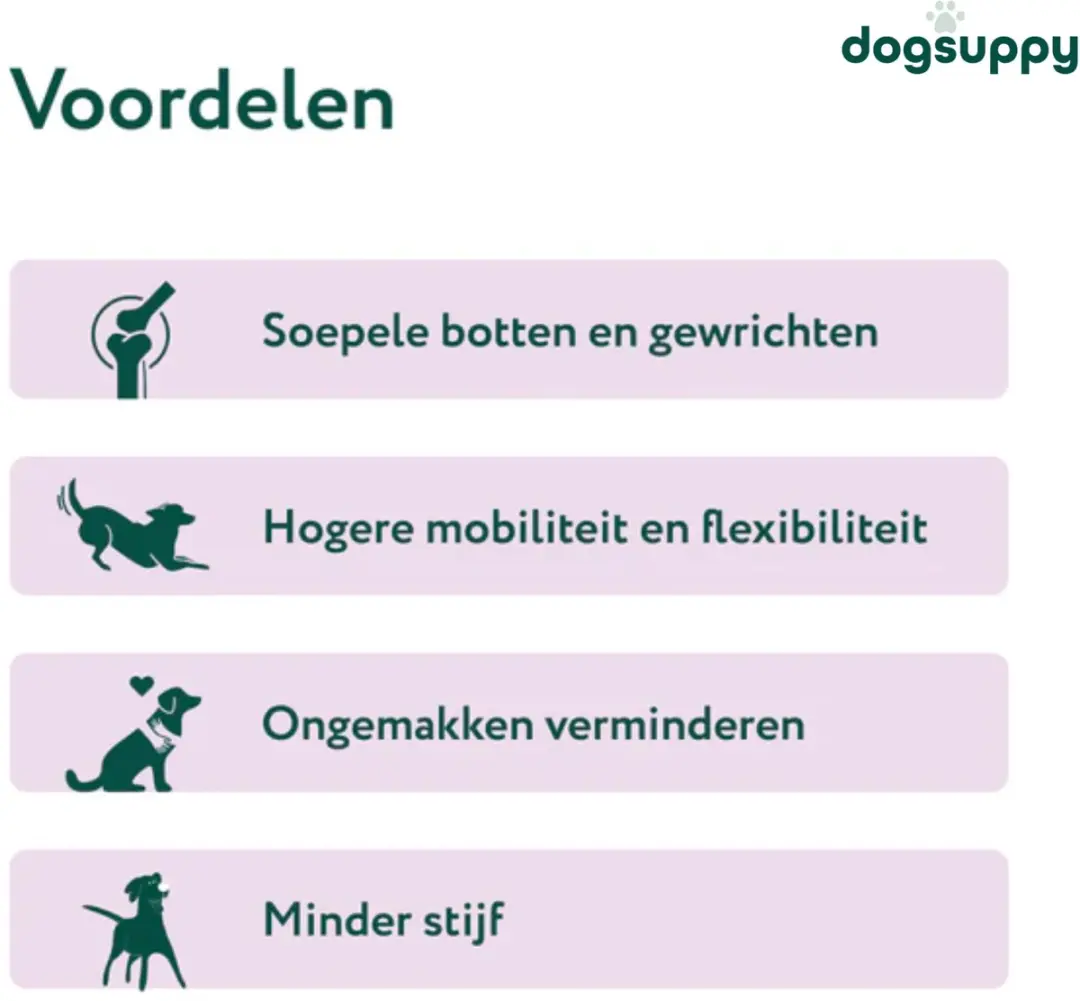 DogSuppy Glucosamine Snoepjes Hond - 180g - 60 stuks - afbeelding 5 van 6