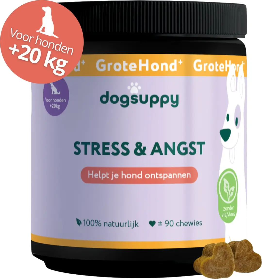DogSuppy GroteHond Stress & Angst Snoepjes