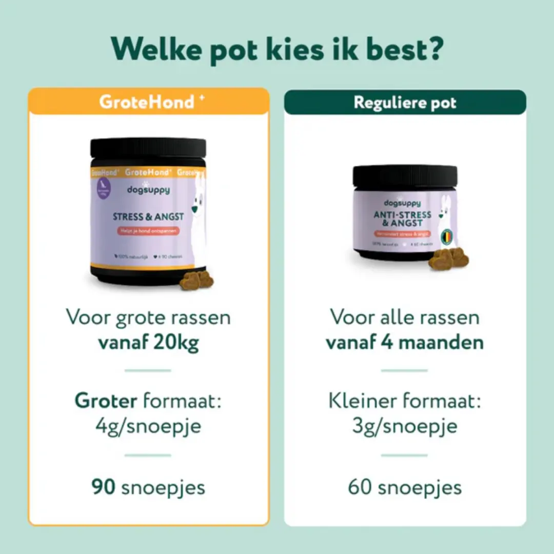 DogSuppy GroteHond Stress & Angst Snoepjes - 90 stuks - afbeelding 6 van 6