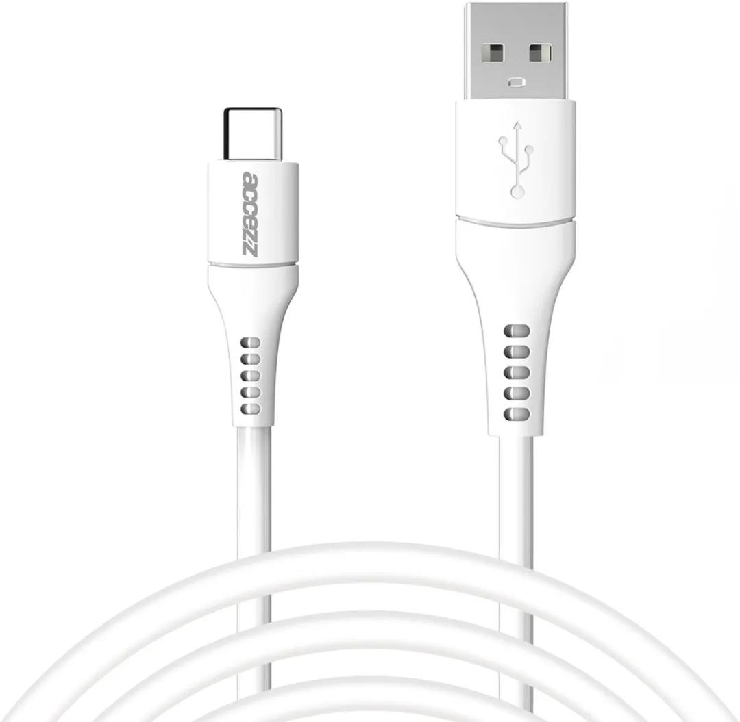 Accezz USB C naar USB A Kabel 2m - Wit
