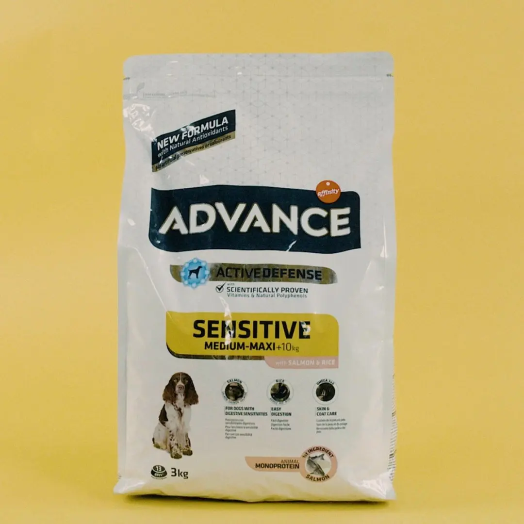 Advance Sensitive Adult Zalm & Rijst Hondenvoer - 3kg - afbeelding 2 van 6