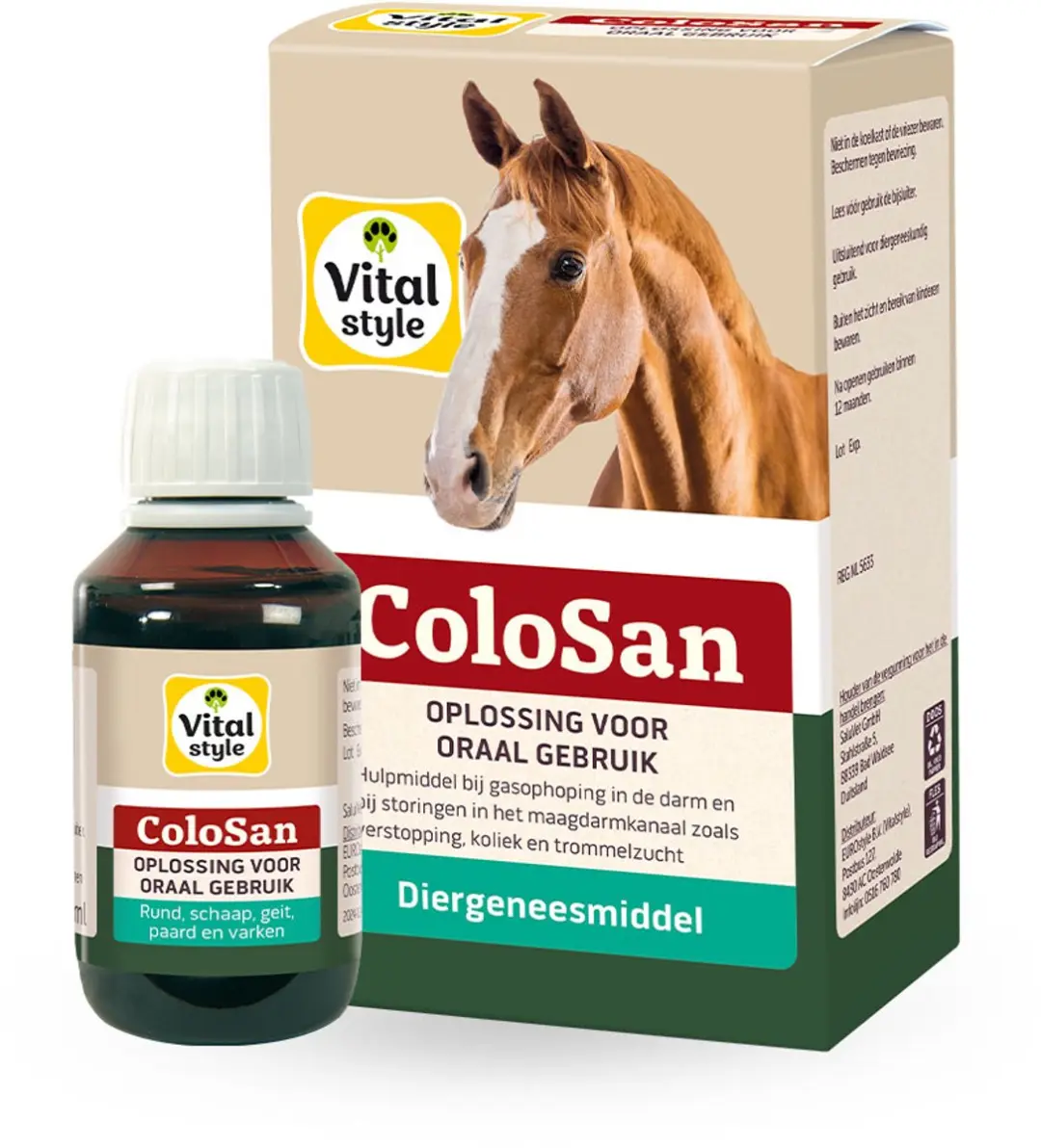 Vitalstyle ColoSan Darmolie Paard 100ml