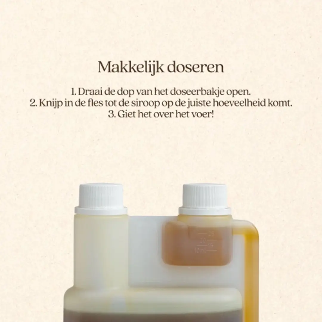 VITALstyle LuchtwegSupport Paardensiroop - 1 L - afbeelding 2 van 3