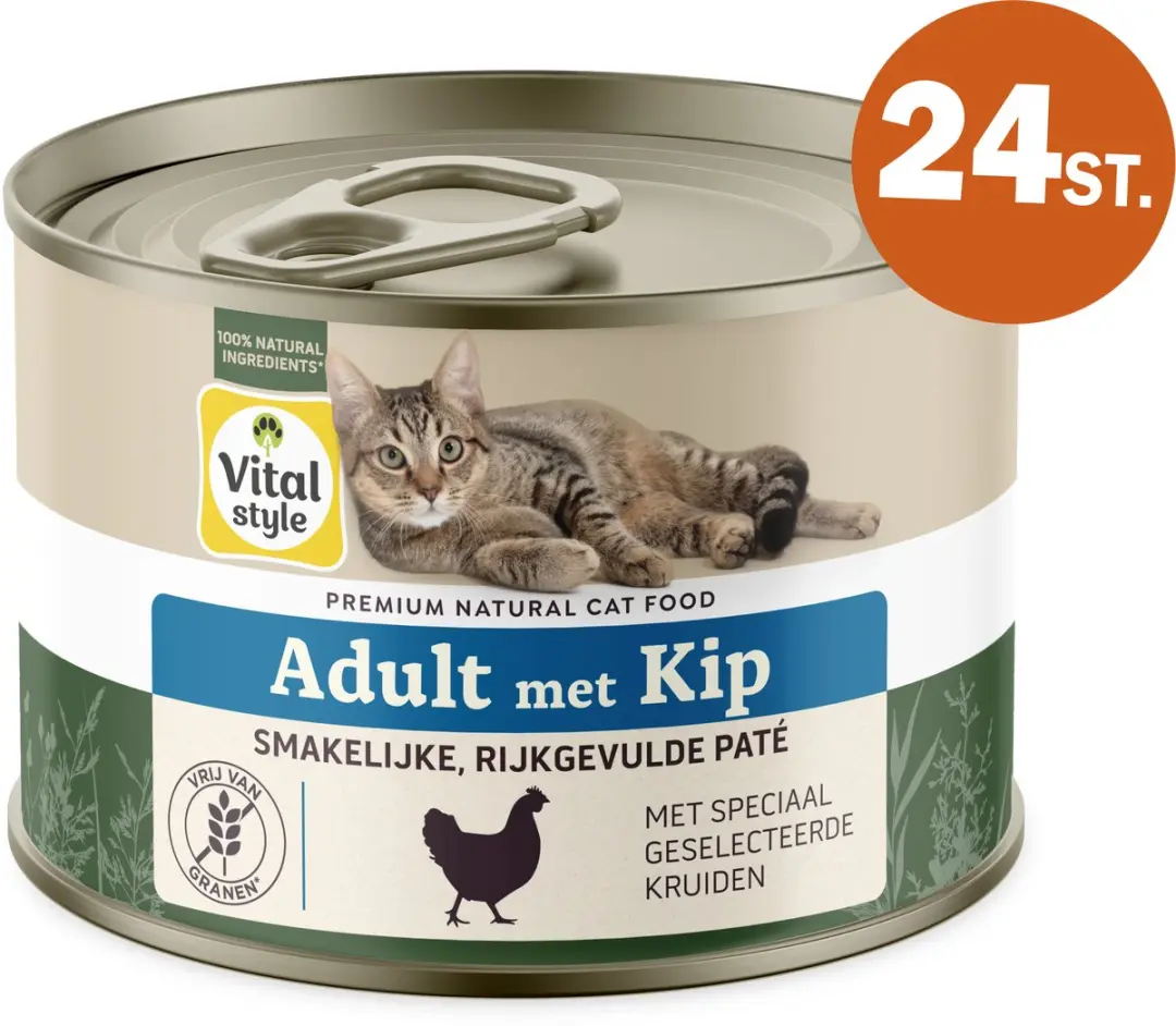 Vitalstyle Kat Adult Met Kip