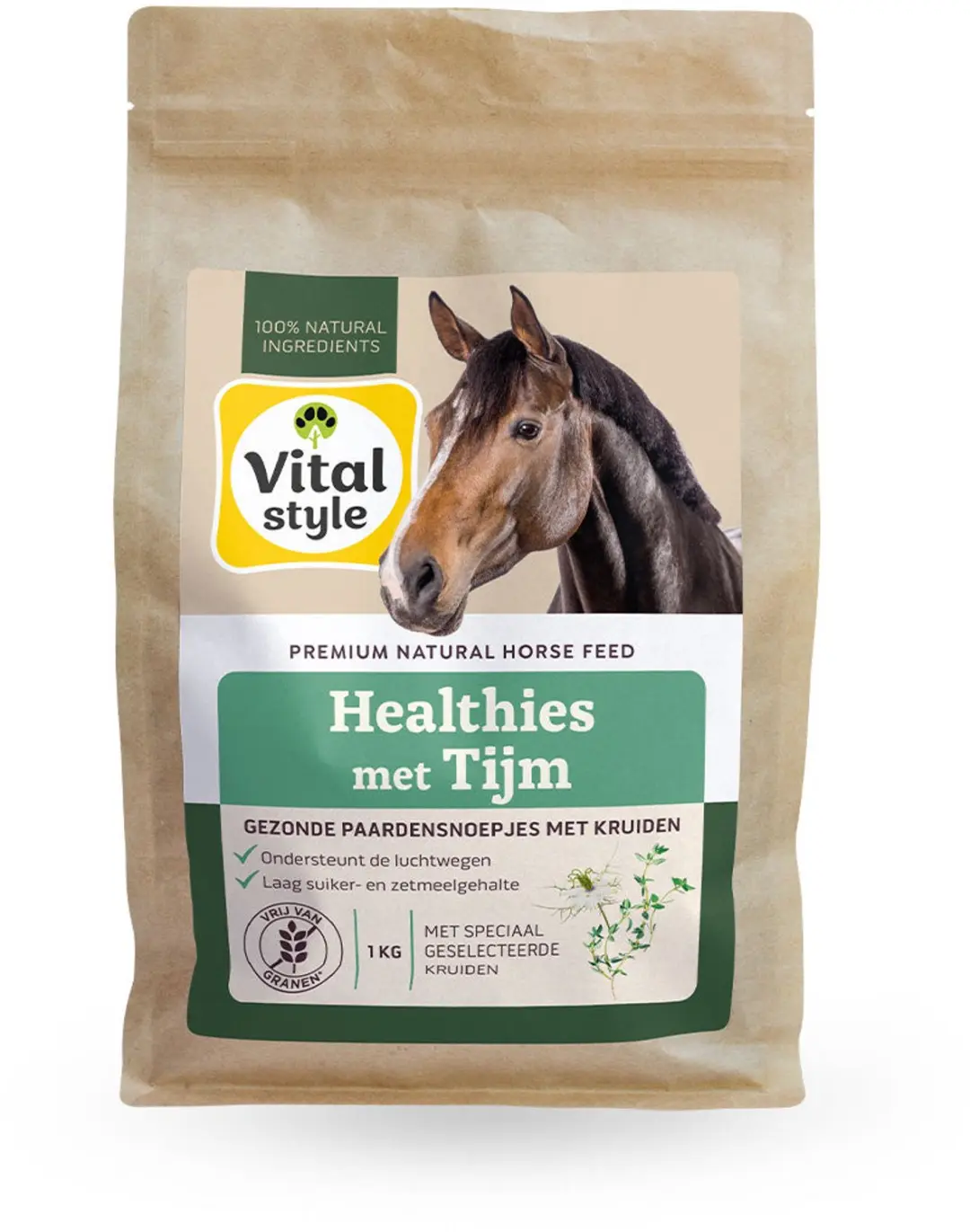 VITALstyle Healthies met Tijm Paardensnoepjes 1kg