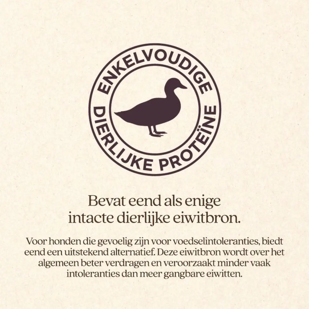 VITALstyle Sensitive Eend Hondenbrokken - Graanvrij - 12 kg - afbeelding 2 van 5