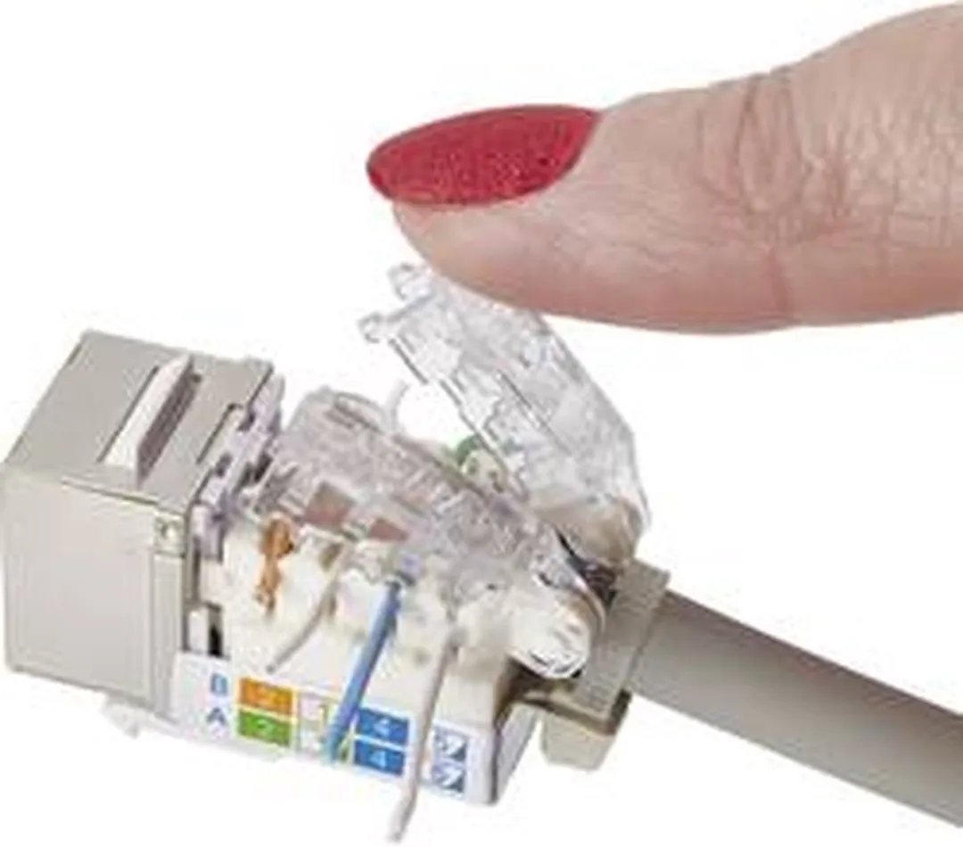 Renkforce RJ45-inbouwmodule CAT 6A KSV10 - Kleurloos