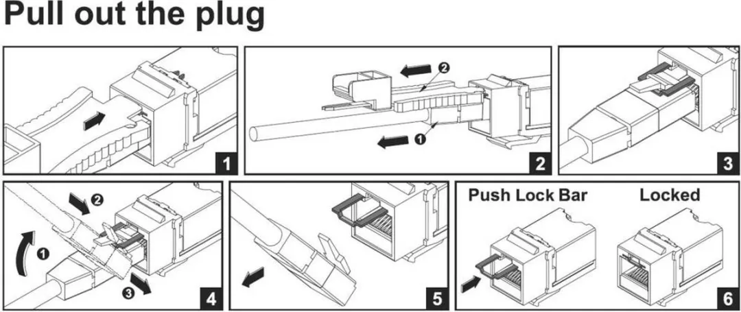 Renkforce RJ45-inbouwmodule CAT 6A KSV10 - Kleurloos