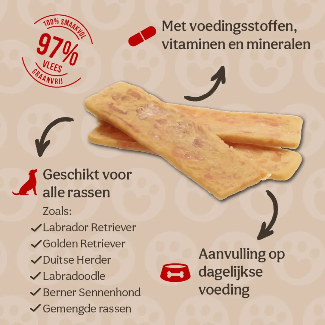Rosewood Naturefood Filet Kip Hondensnack - 1kg - afbeelding 6 van 6