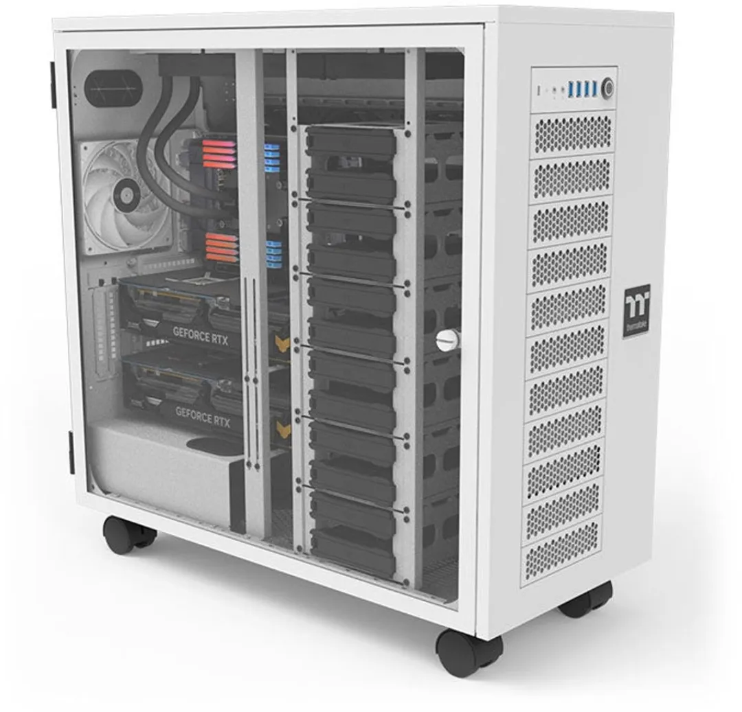 Thermaltake AX700 TG Tower - Wit - afbeelding 6 van 6