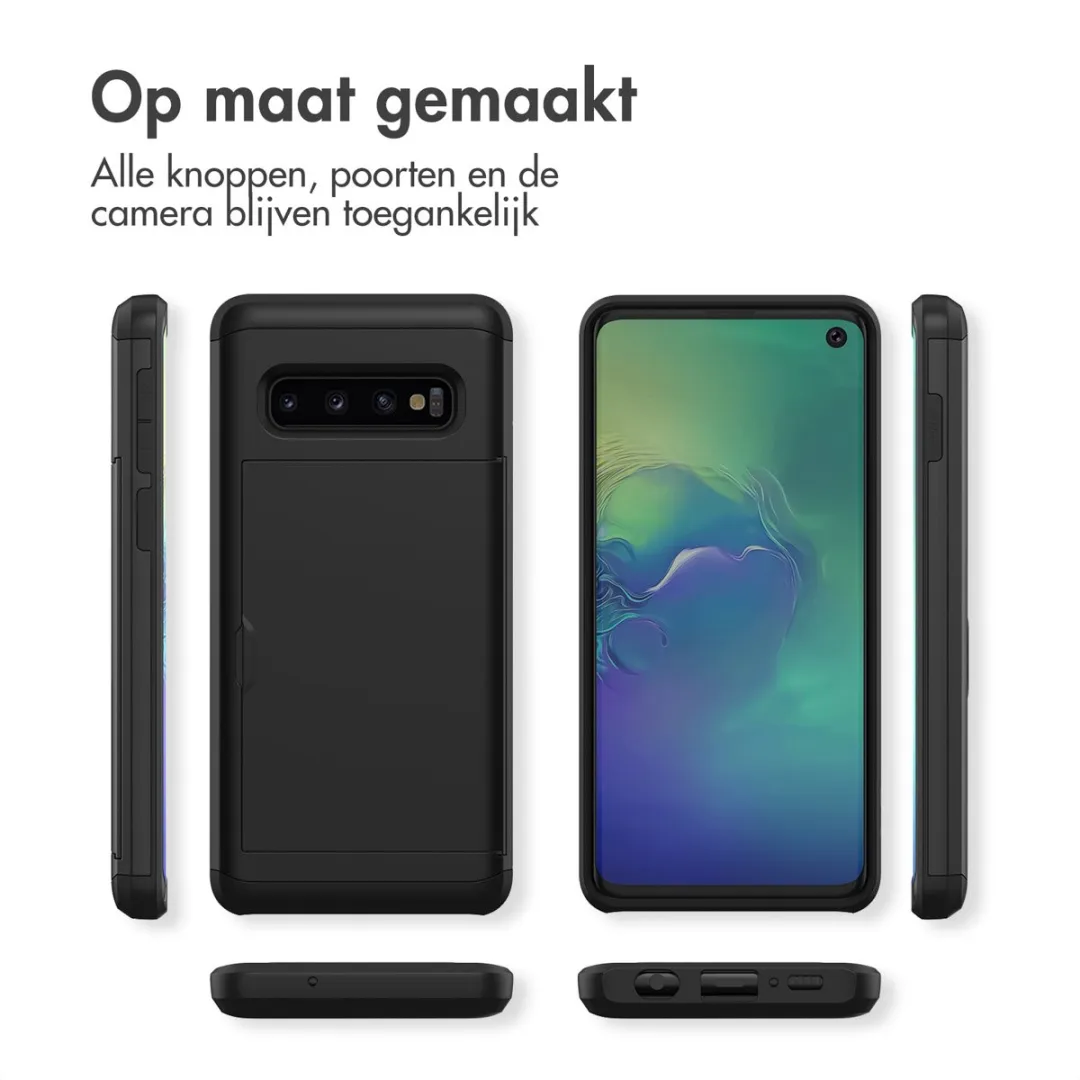 Imoshion Hoesje Samsung Galaxy S10 - Pasjeshouder 2 Stuks - Zwart - afbeelding 6 van 6