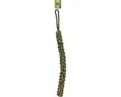 Boon hond speelgoed touwstick katoen + handvat camouflage 80cm