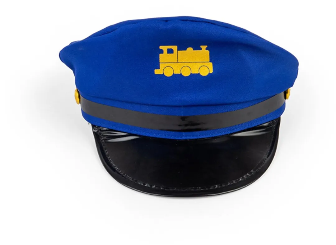 BigJigs speelgoed treinconducteur hoed - kind verkleed accessoire.