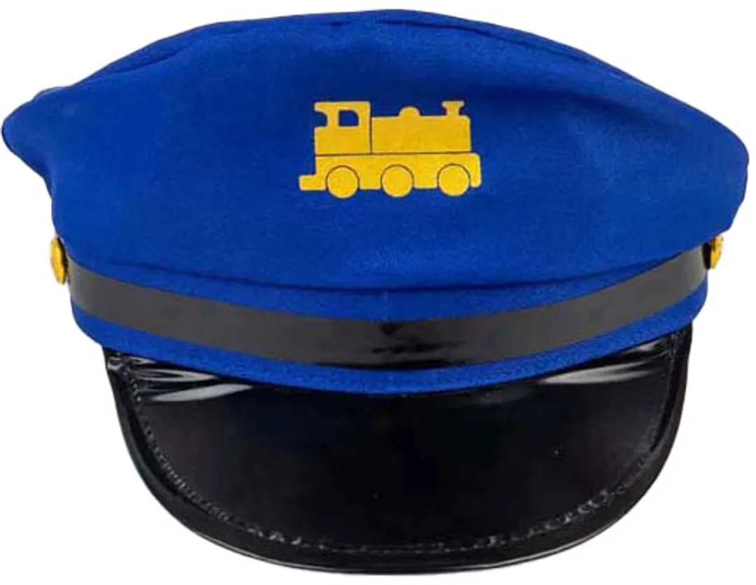 BigJigs speelgoed treinconducteur hoed - kind verkleed accessoire.