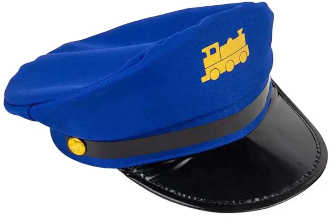 BigJigs speelgoed treinconducteur hoed - kind verkleed accessoire.