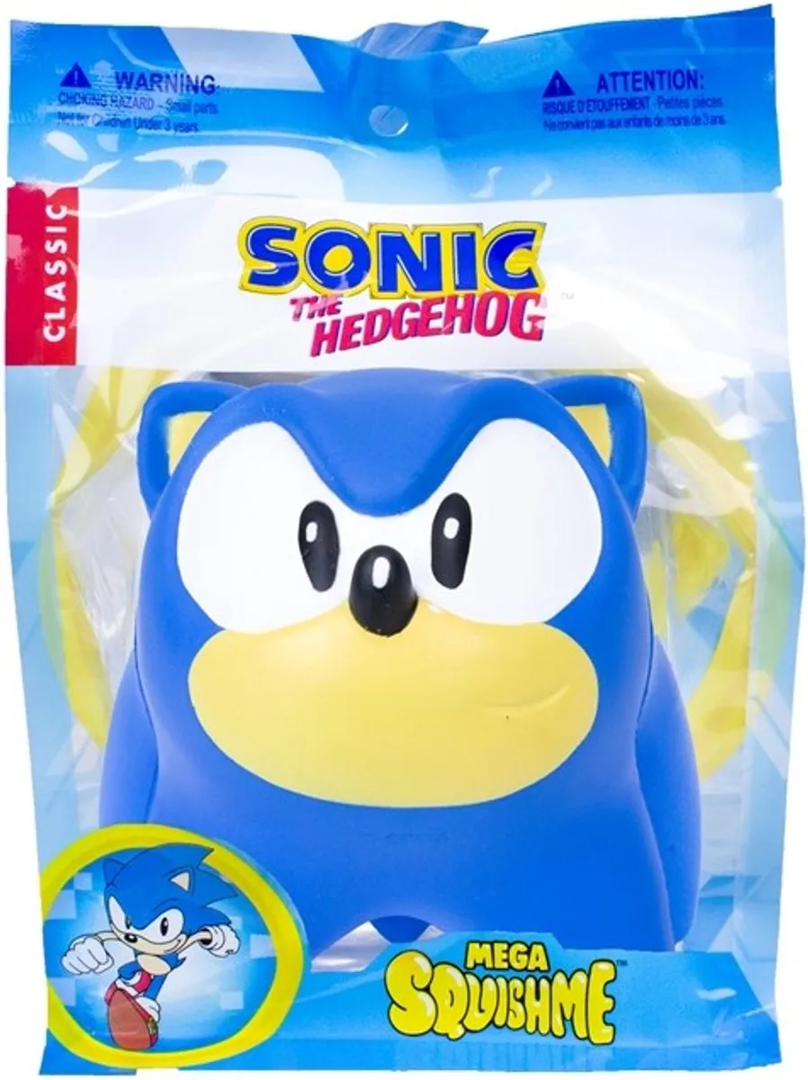 Sonic the Hedgehog Mega Squishme SUPER SONIC