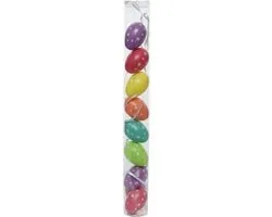 Decoris Paaseieren 8 Stuks - 5cm - Multi