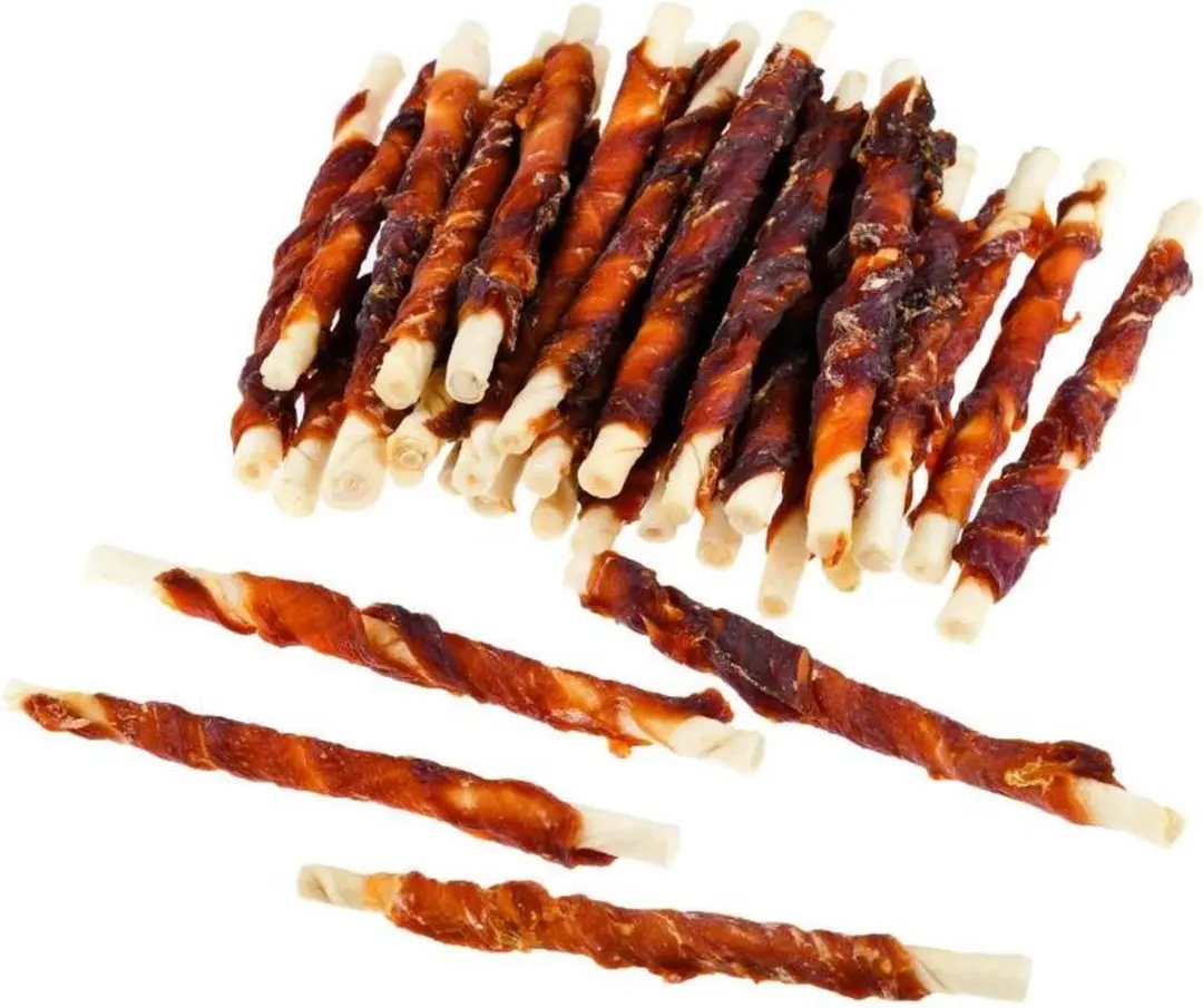 3 x 20-Eend met runderhuidstick-hondensnack-Animal King