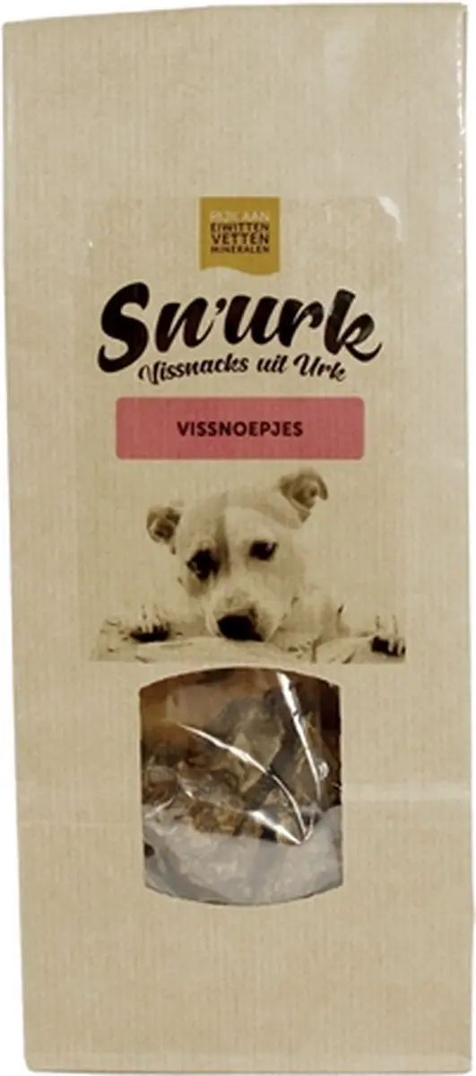 Sn'urk Vissnoepjes Zalmvlees voor Hond - 100g - afbeelding 2 van 6