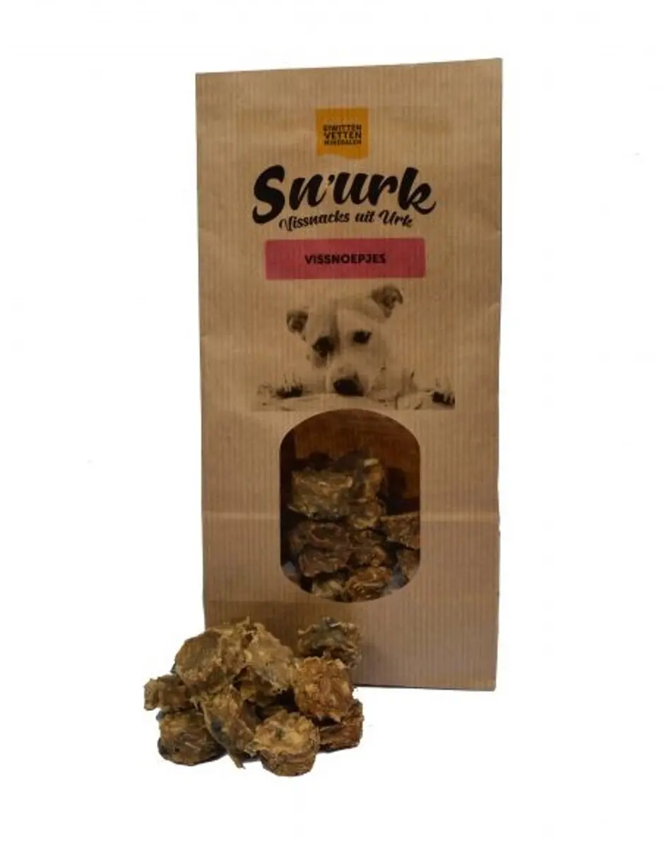 Sn'urk Vissnoepjes Zalmvlees voor Hond - 100g - afbeelding 5 van 6