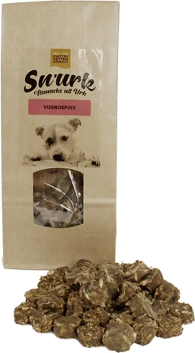 Sn'urk Vissnoepjes Zalmvlees voor Hond - 100g - afbeelding 6 van 6