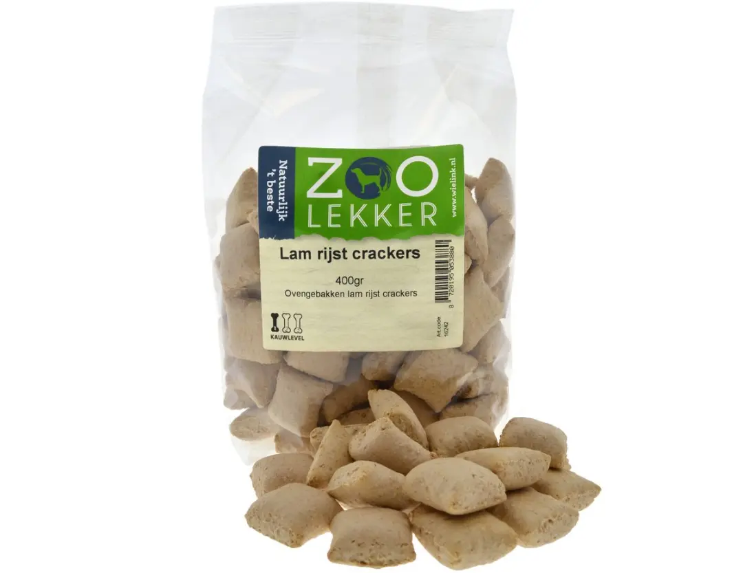 Zoolekker Lam & Rijst Crackers