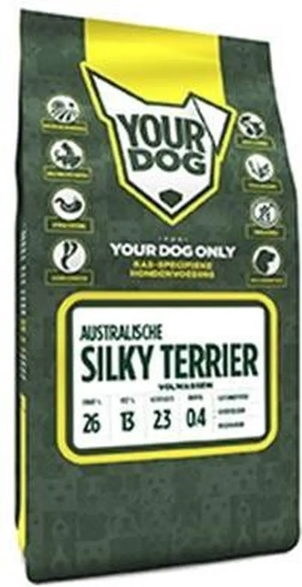 Yourdog Australische Silky Terriër Volwassen Hondenbrokken 12kg - afbeelding 2 van 3