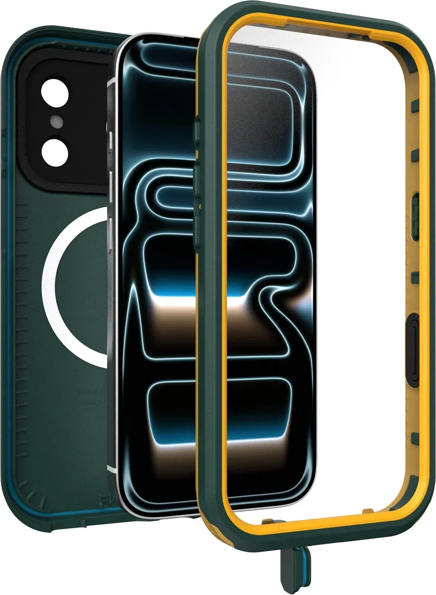 OtterBox Fre MagSafe iPhone 17 Pro Hoes - Groen - 77-99770