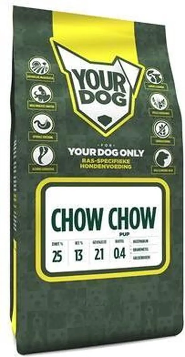 Yourdog Chow Chow Pup Hondenbrokken - 12 kg - afbeelding 2 van 2
