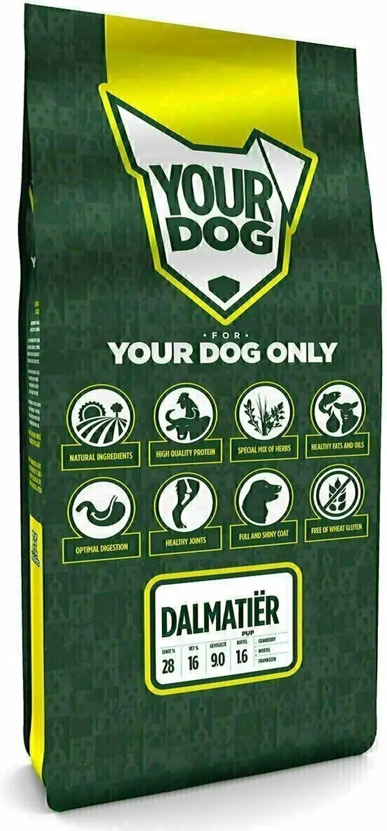 Yourdog Dalmatiër Pup Hondenbrokken 12kg