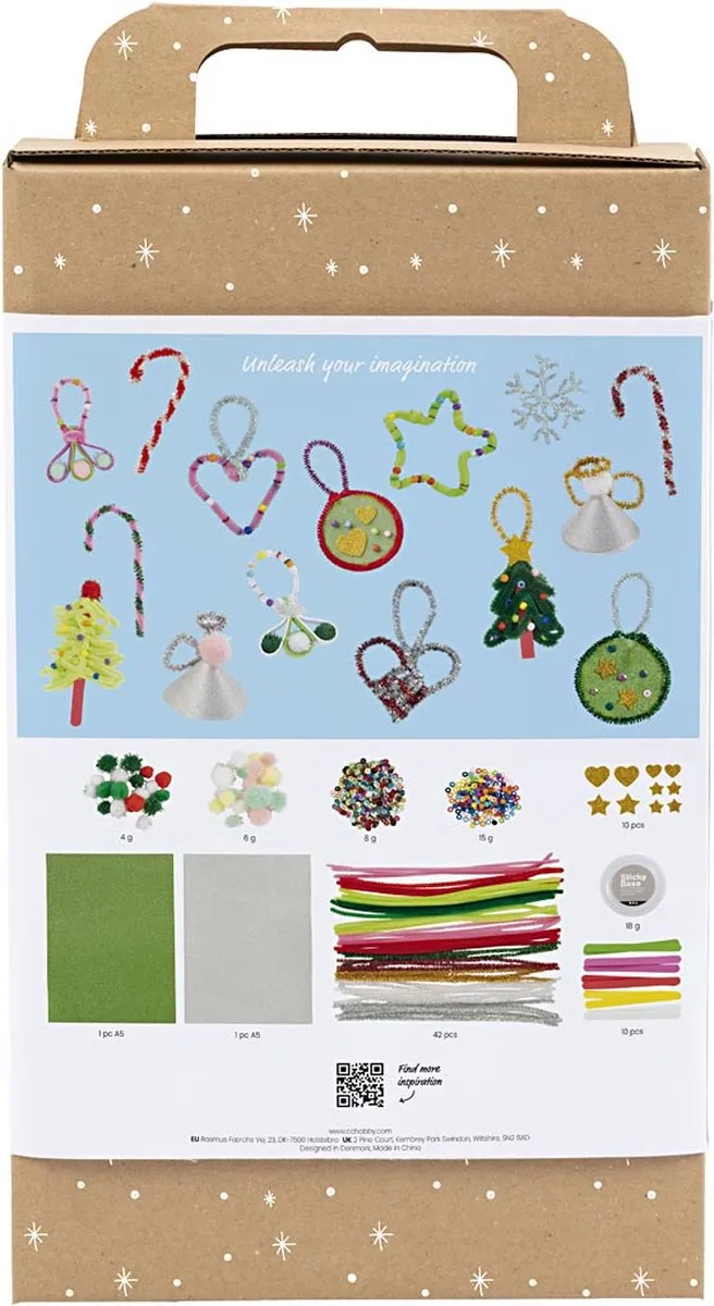 Creativ Company Creatieve Box Kleurrijke Kerst - Multicolor