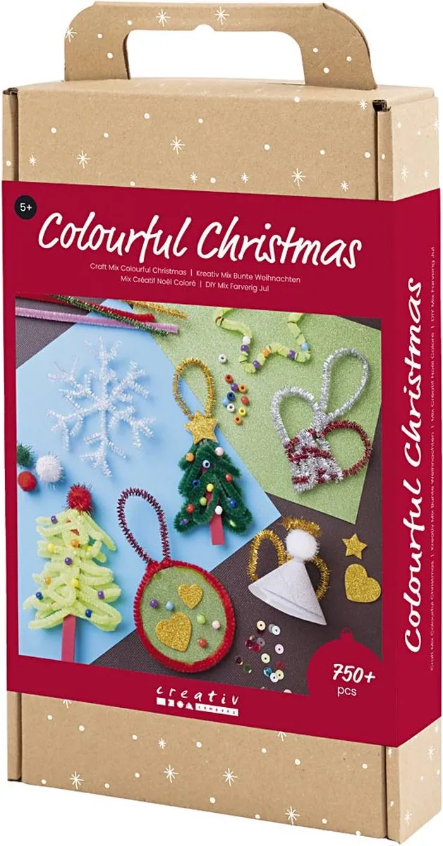Creativ Company Creatieve Box Kleurrijke Kerst - Multicolor