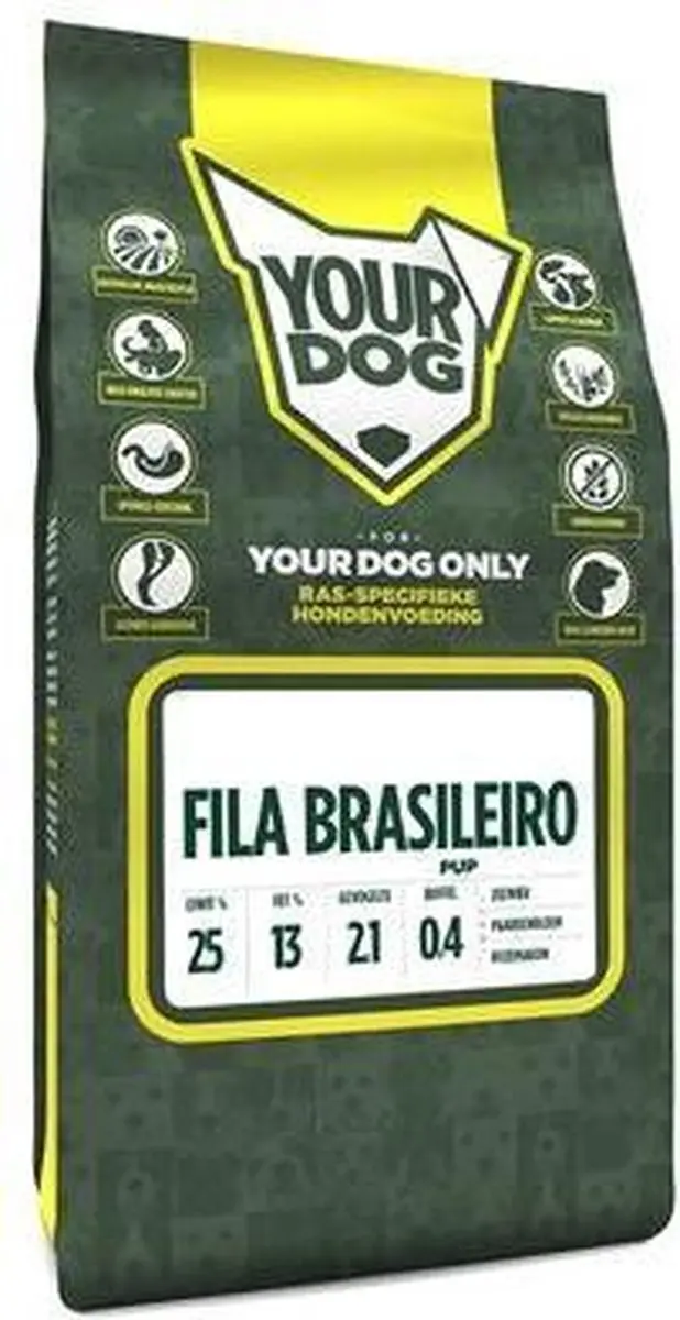 Yourdog Fila Brasileiro Pup Hondenbrokken - 12 kg - afbeelding 2 van 2