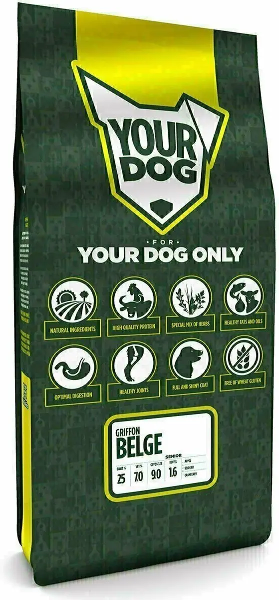 Yourdog Griffon Belge Senior Hondenbrokken