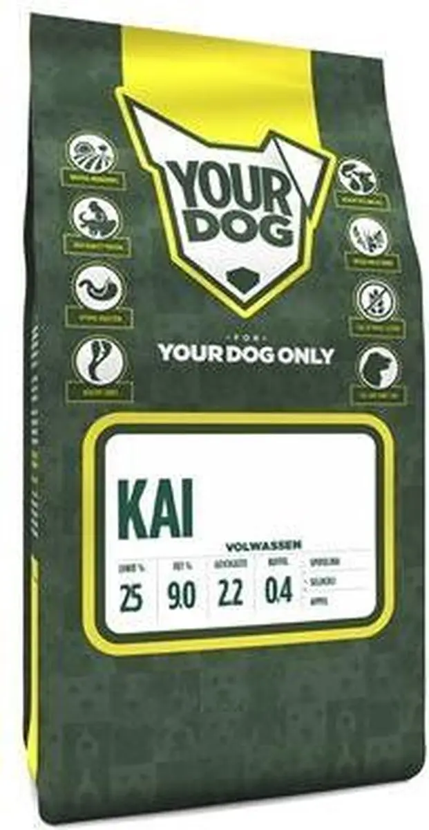 Yourdog Kai Volwassen Hondenbrokken 12kg - afbeelding 2 van 2