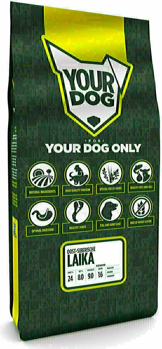 Yourdog Oost-Siberische Laika Senior Hondenbrokken - 12kg - afbeelding 3 van 3