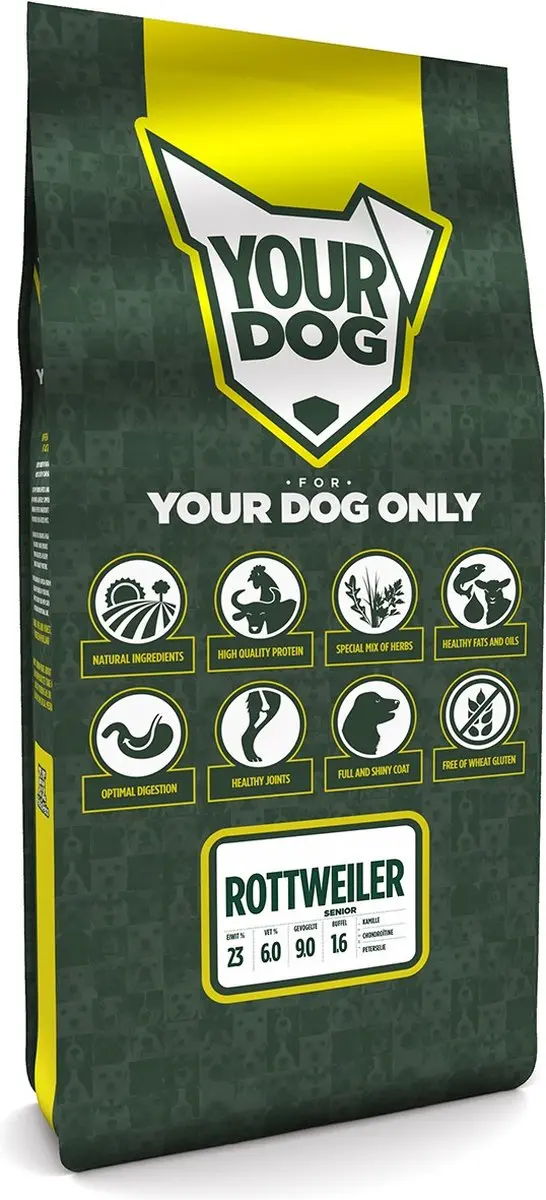 Yourdog Rottweiler Senior Hondenbrokken