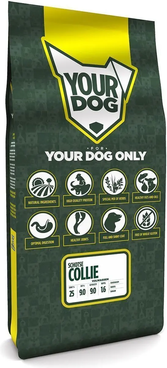 Yourdog Schotse Collie Hondenbrokken Volwassen - 12 kg - afbeelding 3 van 3