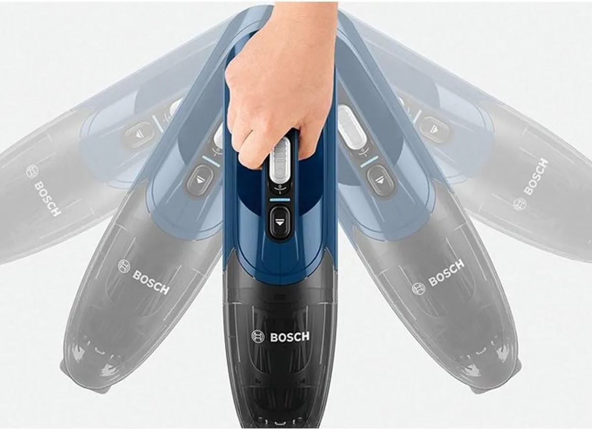 Bosch Readyy'y BCHF216S Steelstofzuiger - 16V - Blauw